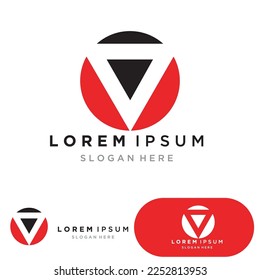 V-Letter-Logo und Symbol-Vektorvorlage