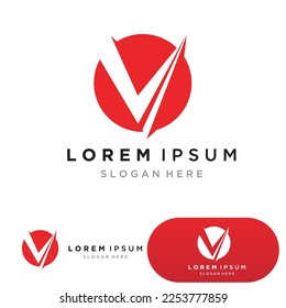 V Letter Logo and symbol vector template