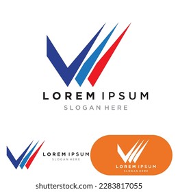 V Letter Logo and symbol vector template