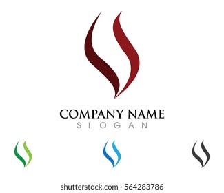 V Letter Logo Template