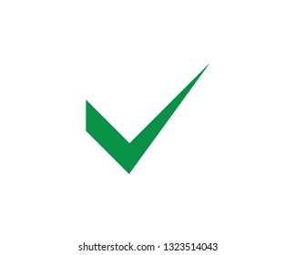 V Letter Logo Template Check mark V Letter Logo Template