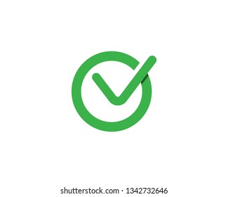 V Letter Logo Template Check mark V Letter Logo Template