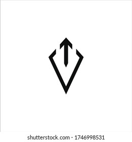 V Letter Logo Template Illustration Design.