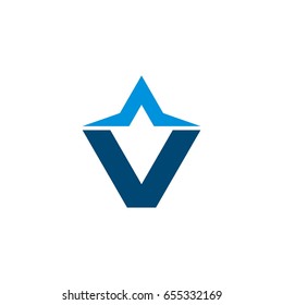 V letter logo template Illustration Design. Vector EPS 10.