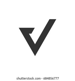 V Letter Logo Template Illustration Design. Vector EPS 10.