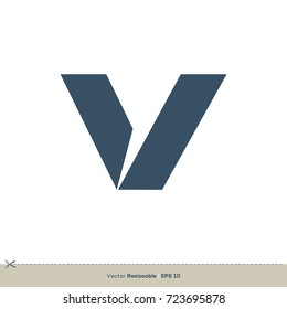 V Letter Logo Template Illustration Design. Vector EPS 10.