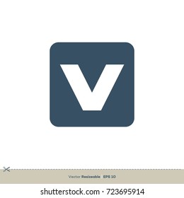 V Letter Logo Template Illustration Design. Vector EPS 10.