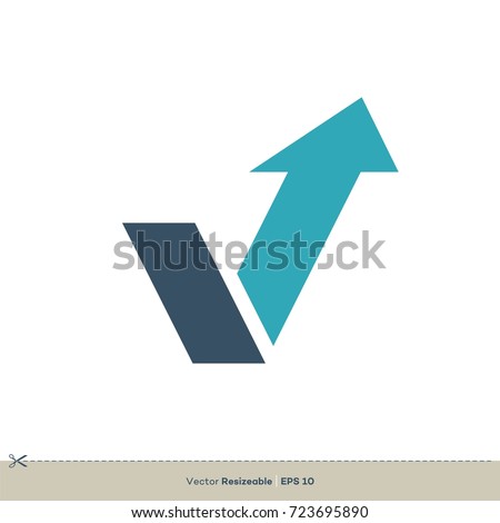 V Letter Logo Template Illustration Design. Vector EPS 10.