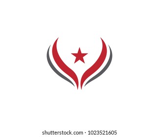 V Letter Logo Template vector icon illustration