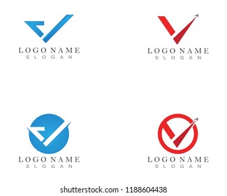 V Letter Logo  Template Vector icon