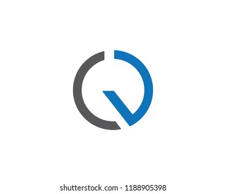  V Letter Logo Template vector illustration design