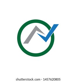V Letter Logo Template vector icon illustration