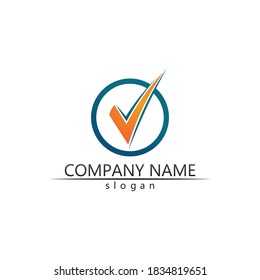 V Letter Logo Template vector icon illustration