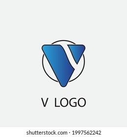 Vektorsymbol für Vektorgrafik von V-Letter-Logo
