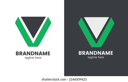 V Letter Logo Template vector icon design. Initial V logo.