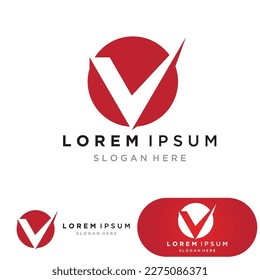 Vektorsymbol für Vektorgrafik von V-Letter-Logo