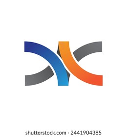 V Letter Logo Template vector icon illustration
