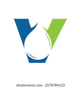 V Letter Logo Template vector illustration design