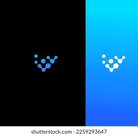 V Letter Logo Usable Vector Template Abstract Monogram Symbol 