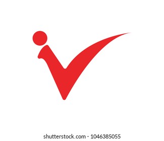 V letter logo vector
