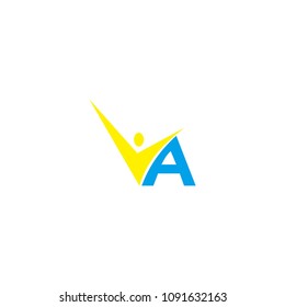V LETTER LOGO VECTOR 