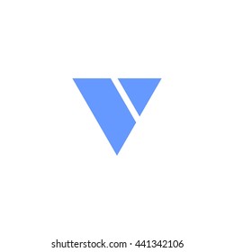 v letter logo vector