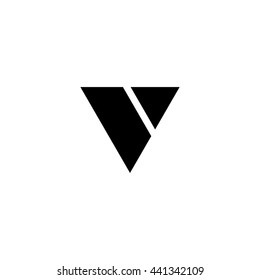 v letter logo vector