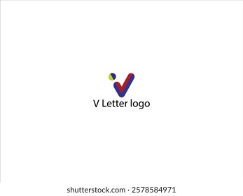 V Letter logo vector desigen logo 