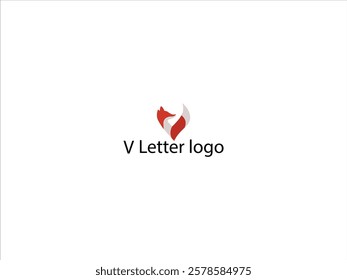 V Letter logo vector desigen logo 