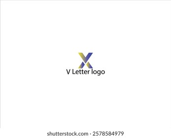 V Letter logo vector desigen logo 