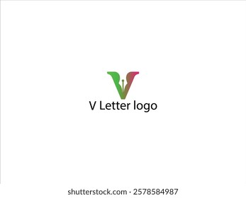 V Letter logo vector desigen logo 