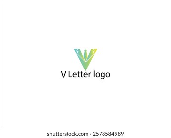 V Letter logo vector desigen logo 