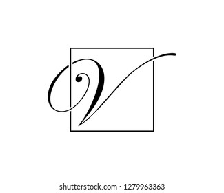 V Letter Logo Vector Design Template