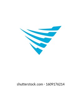 v letter logo vector design modern