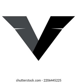 v letter logo vector design