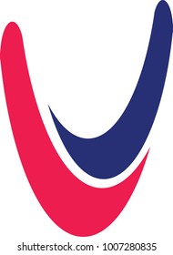 V letter logo vector icon design template