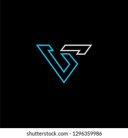 V letter logo vector icon mark