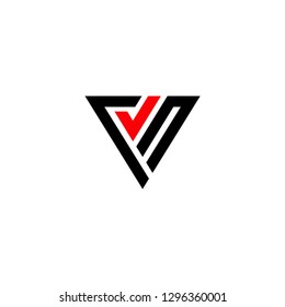 V letter logo vector icon mark