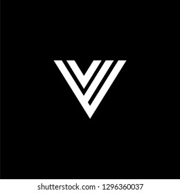 V letter logo vector icon mark