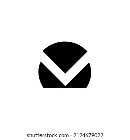 V letter logo vector illustration