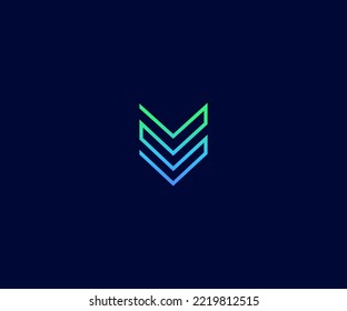 V Letter Logo Vector Template Abstract Monogram Symbol. Usable for Business sport, technology, fashion, digital And future creative logo