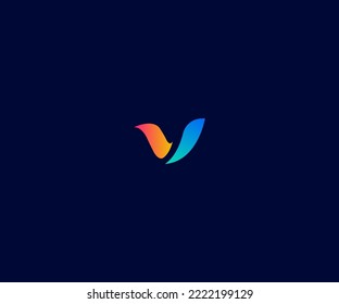V Letter Logo Vector Template Abstract Monogram Symbol. Usable for Business sport, technology, fashion, digital And future creative logo