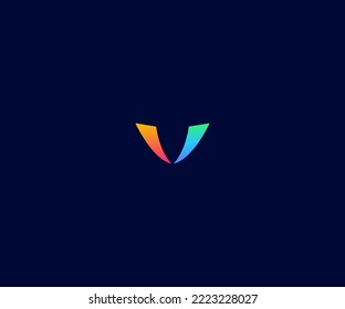 V Letter Logo Vector Template Abstract Monogram Symbol. Usable for Business sport, technology, fashion, digital And future creative logo