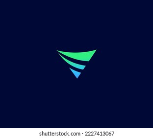 V Letter Logo Vector Template Abstract Monogram Symbol. Usable for Business sport, technology, fashion, digital And future creative logo