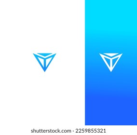 V Letter Logo Vector Template Abstract Monogram Symbol 