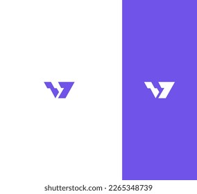V Letter Logo Vector Template Abstract Monogram Symbol 