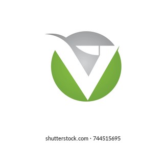 V Letter Logos Template 