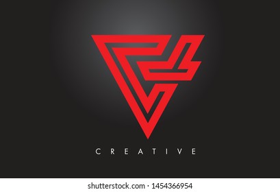 V Letter Monogram Design Logo. Letter V Icon Logo with Modern Monogram Vector Illustration.