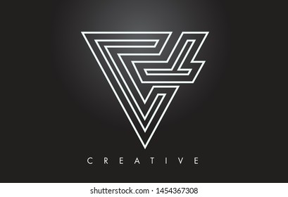 V Letter Monogram Design Logo. Letter V Icon Logo with Modern Monogram Vector Illustration.