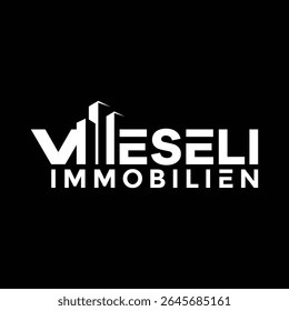 V Letter Real Estate Logo Alphabet V Concept Design Property Business Icon.